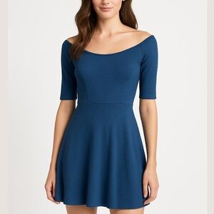 Aritzia Talula Blue Mini Dress